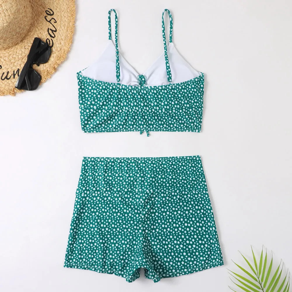 Floral High Waist Bikini Magic