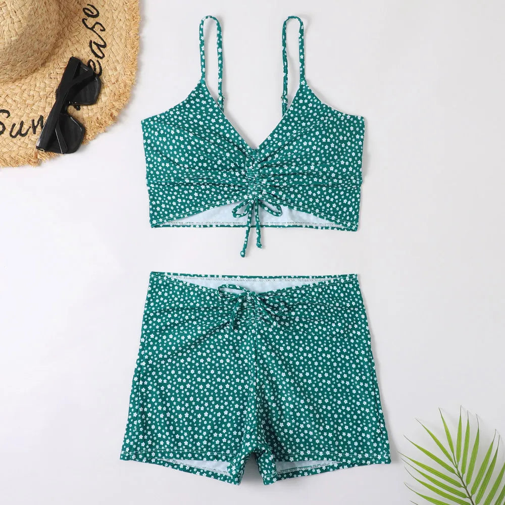 Floral High Waist Bikini Magic