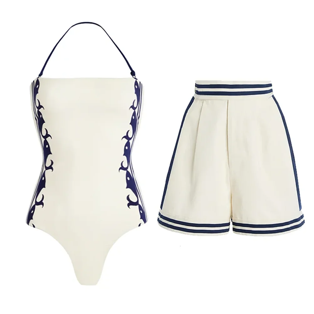 Floral Ruffle One Piece Swimsuit