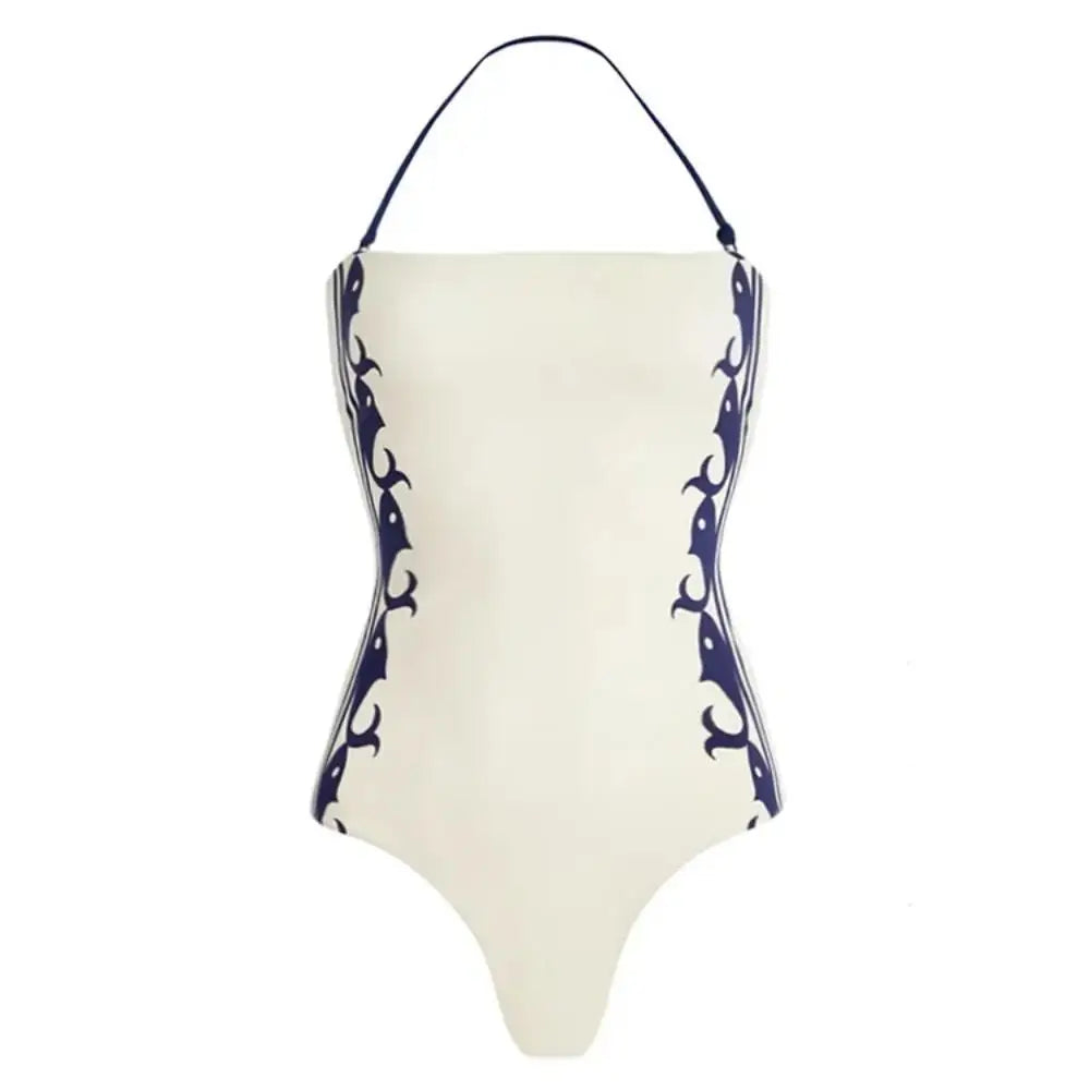 Floral Ruffle One Piece Swimsuit