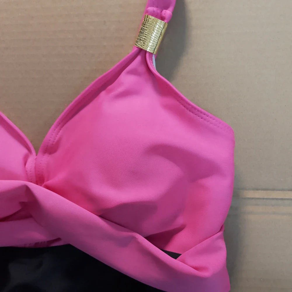 Colorful Slimming Swimdress