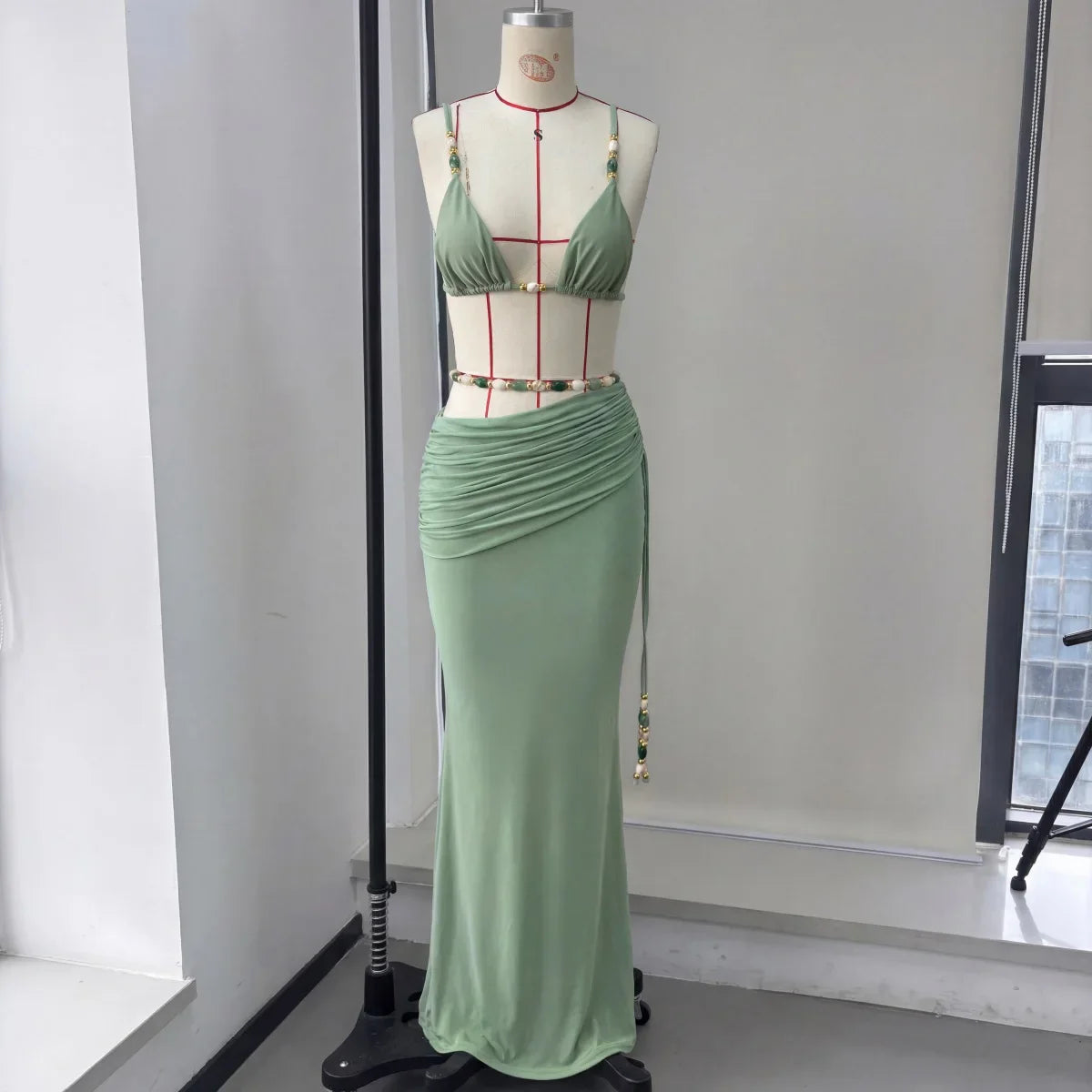 Stylish Green Bikini Set