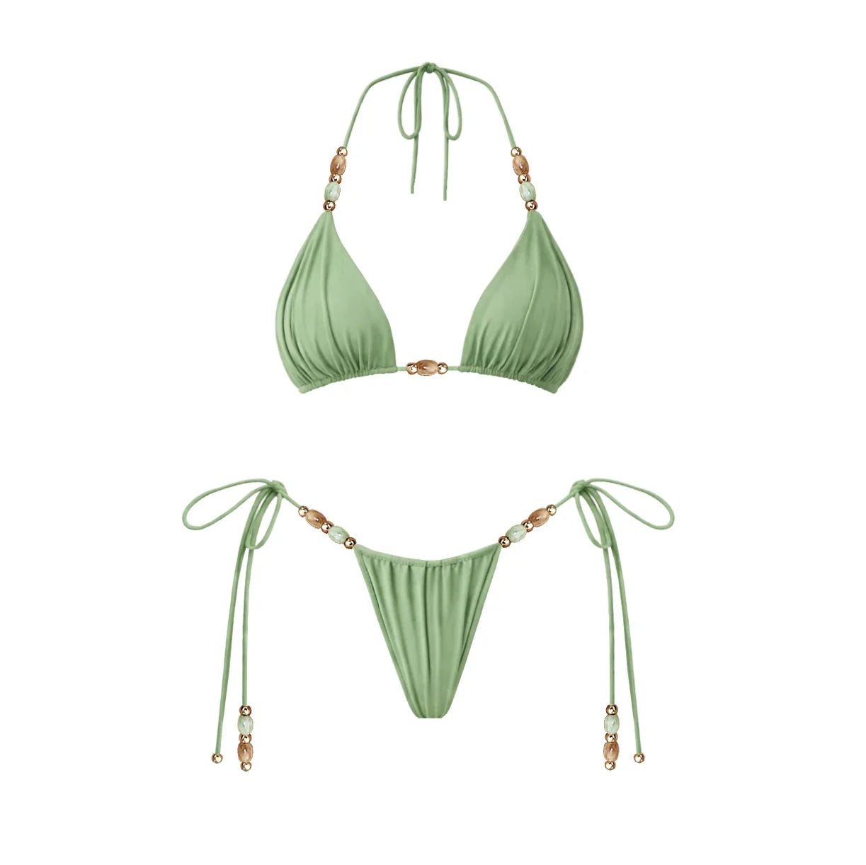 Stylish Green Bikini Set