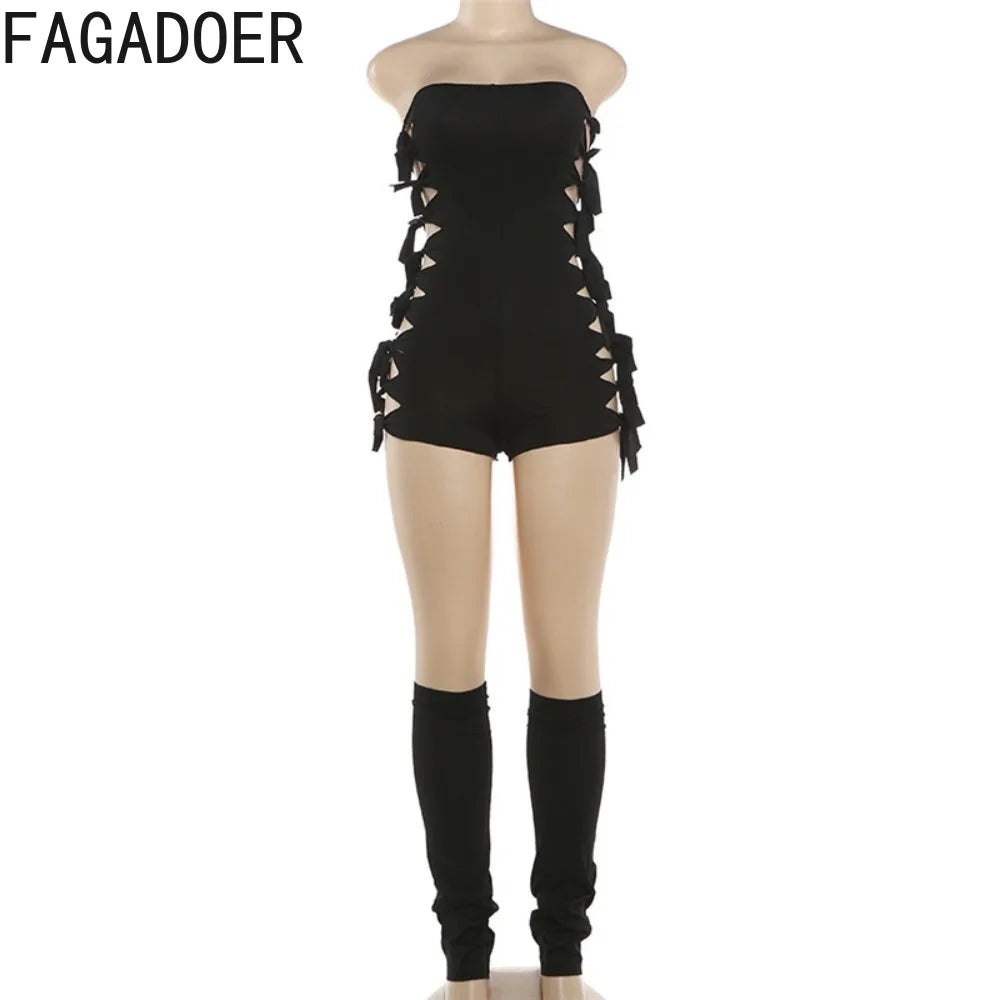 Trendy Patchwork Romper