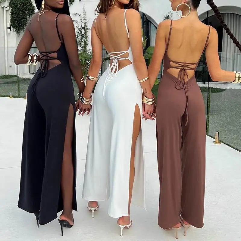 Chic Backless Summer Jumpsuit