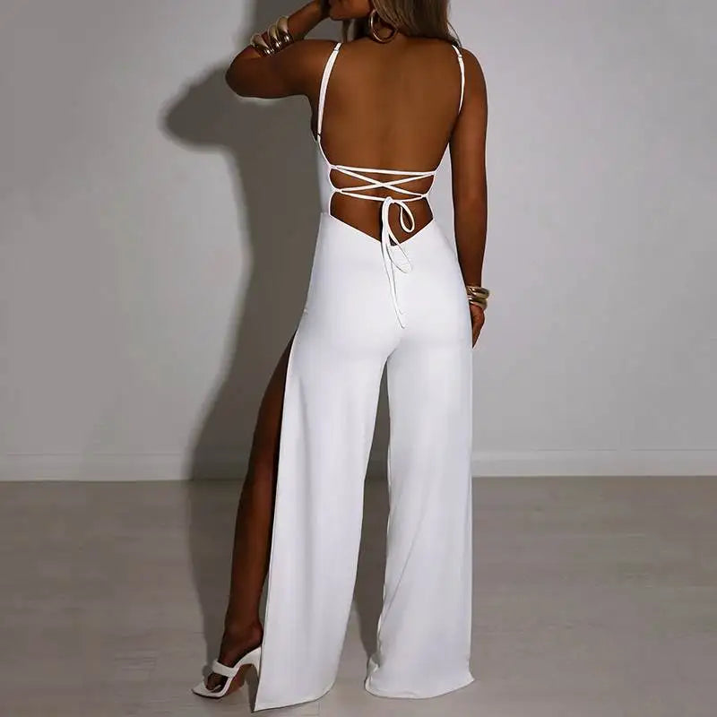 Chic Backless Summer Jumpsuit