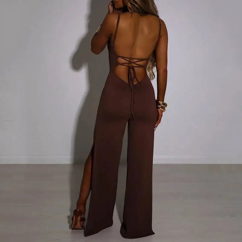 Chic Backless Summer Jumpsuit