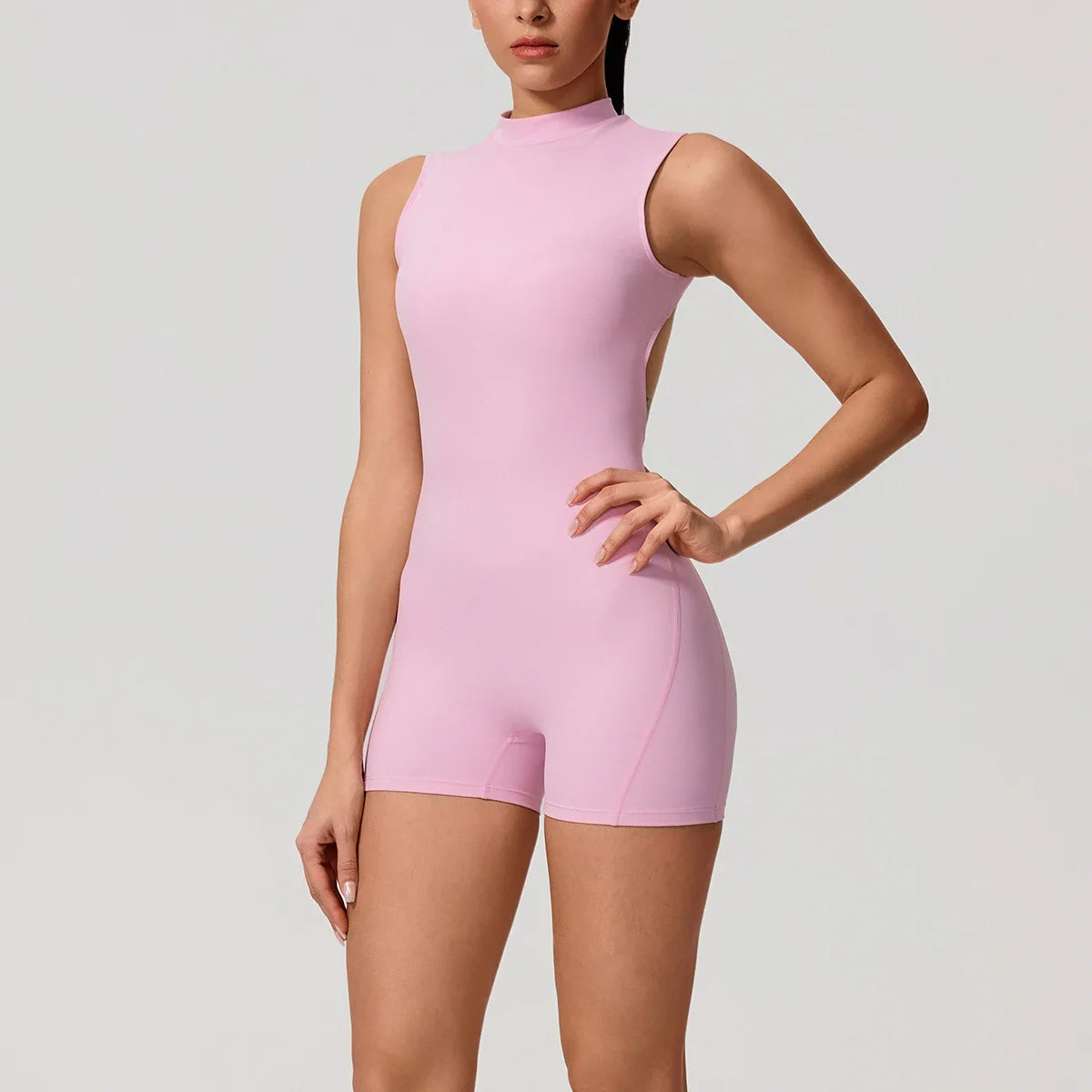 Stretchy Summer Sports Jumpsuit