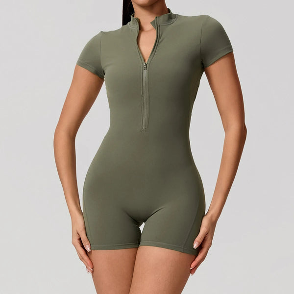 Summer Stretchy Fitness Jumpsuit