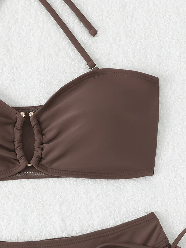 Chic High Waist Bikini Set