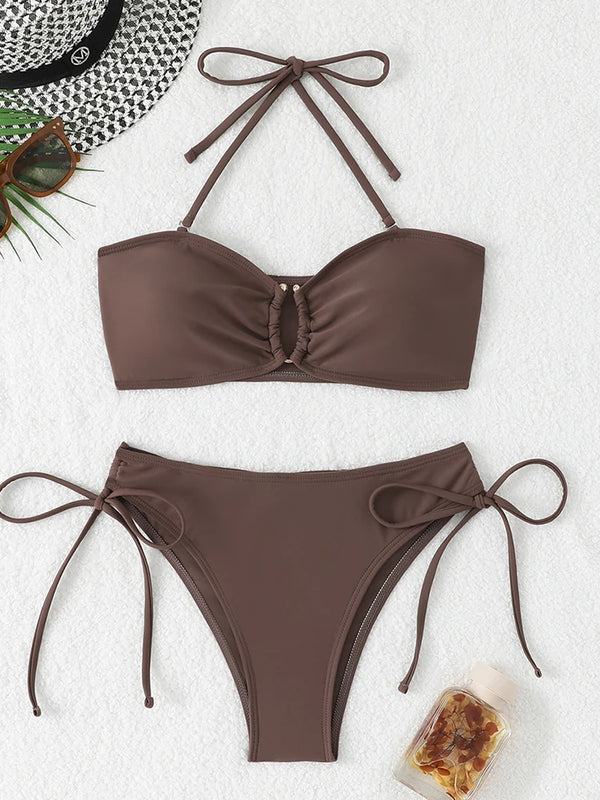 Chic High Waist Bikini Set