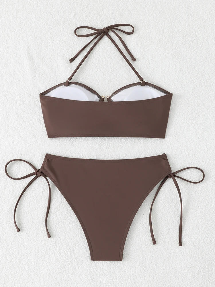 Chic High Waist Bikini Set