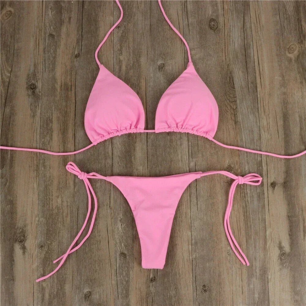 Chic Pink Bikini Set