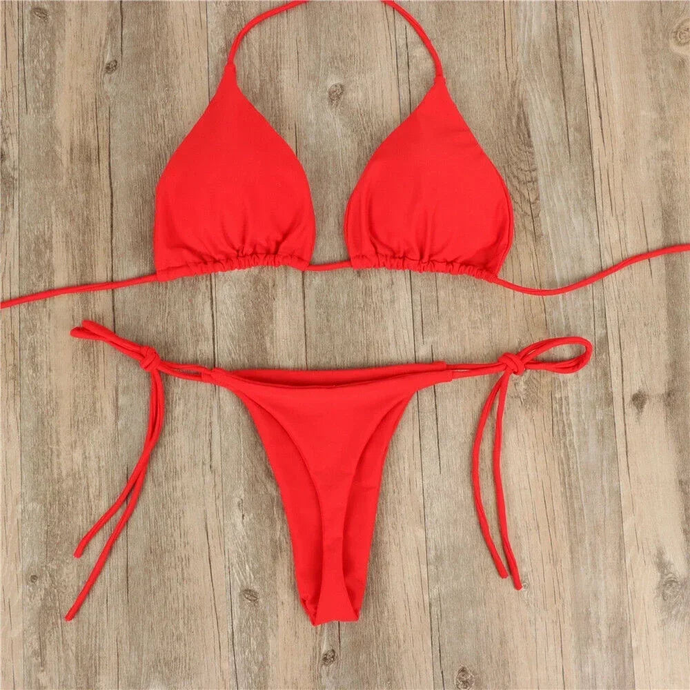 Chic Pink Bikini Set