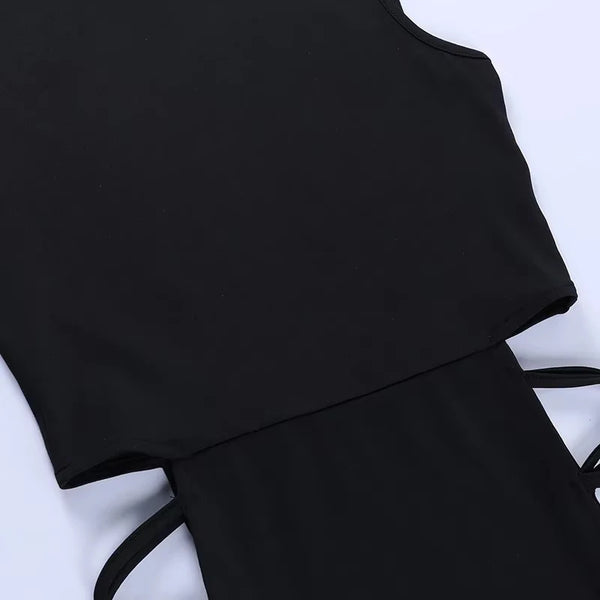Elegant Black Summer Dress
