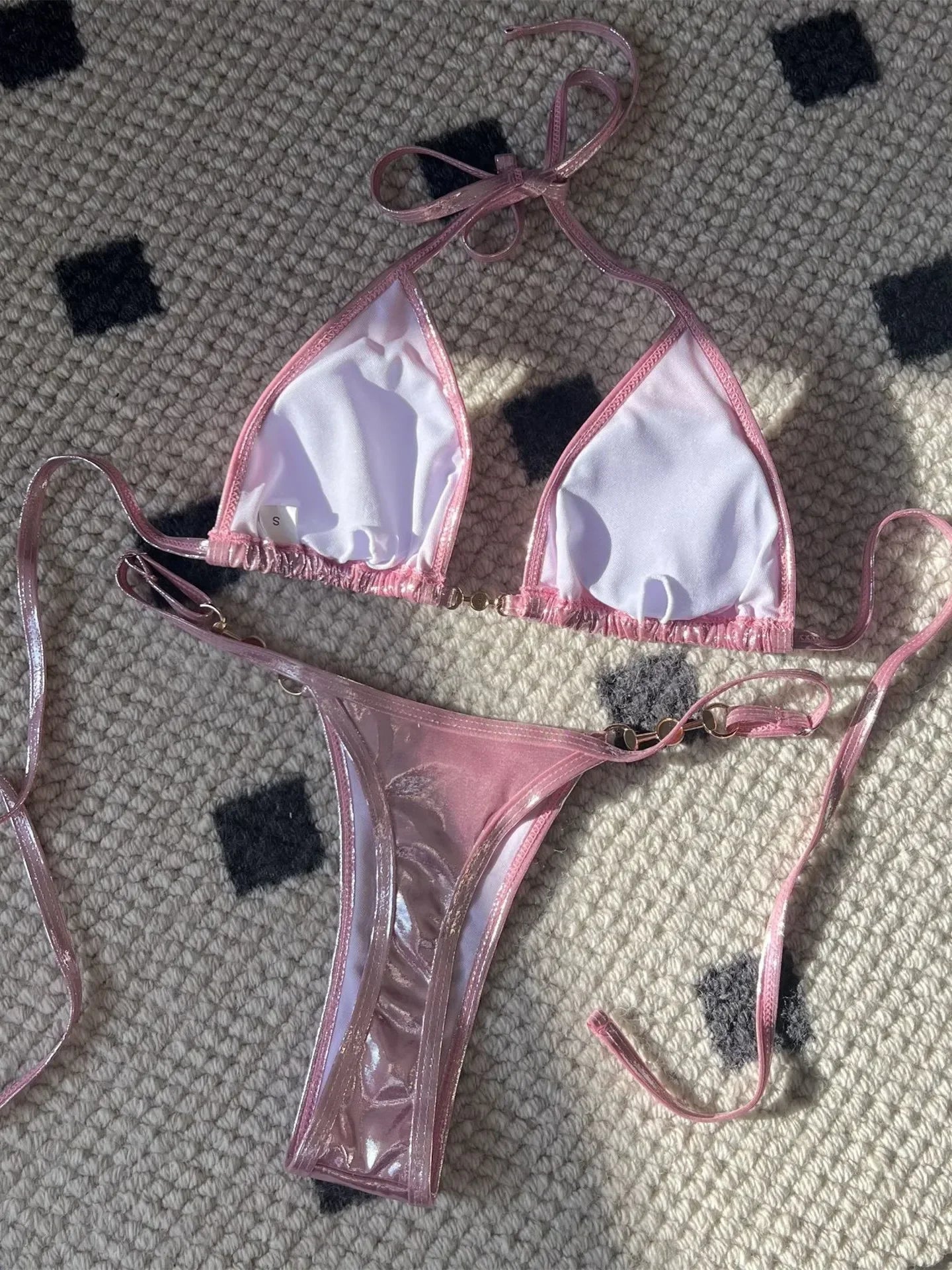 Glamorous Pink Bikini Set
