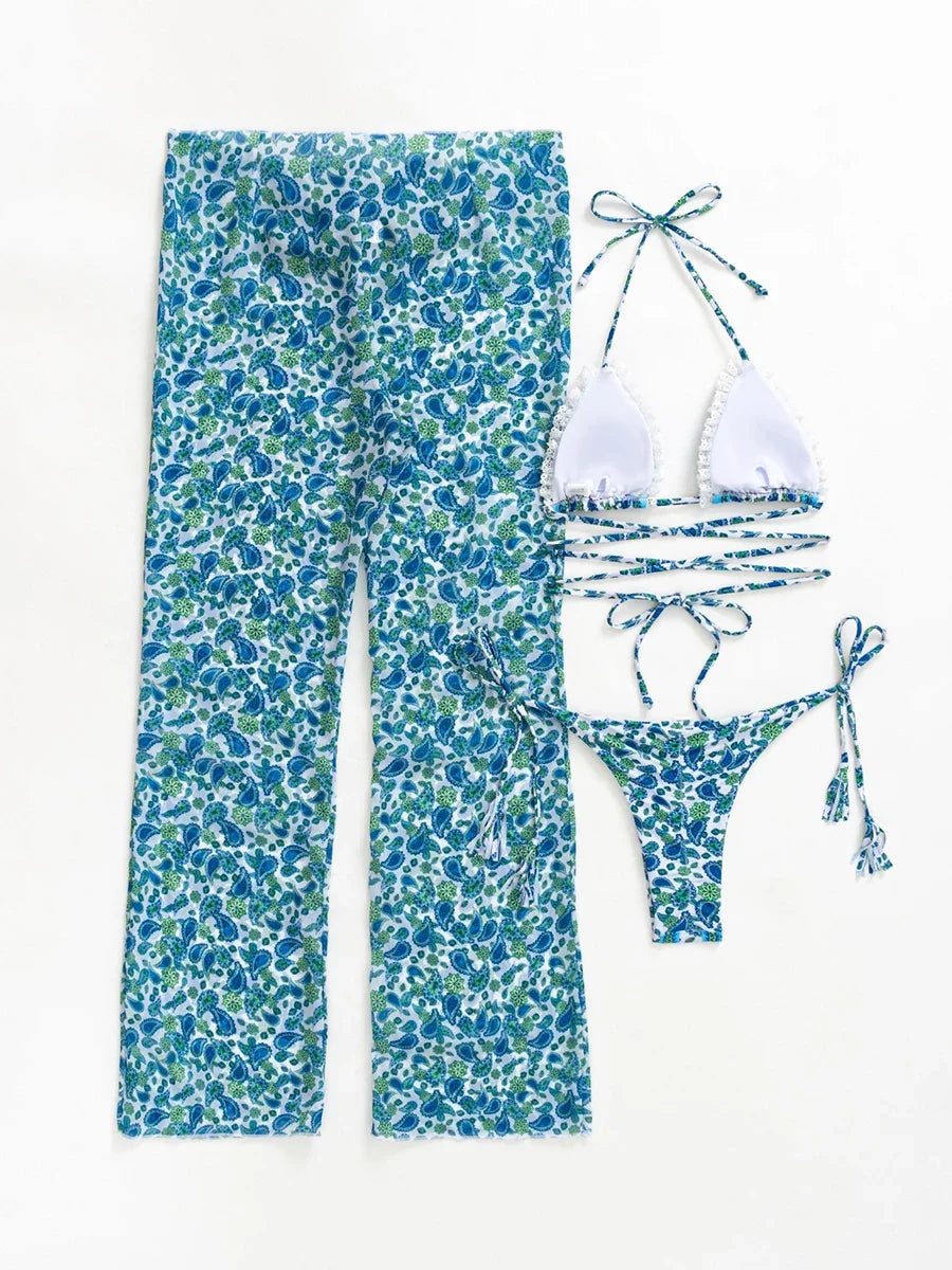 Chic Triangle Bikini Set
