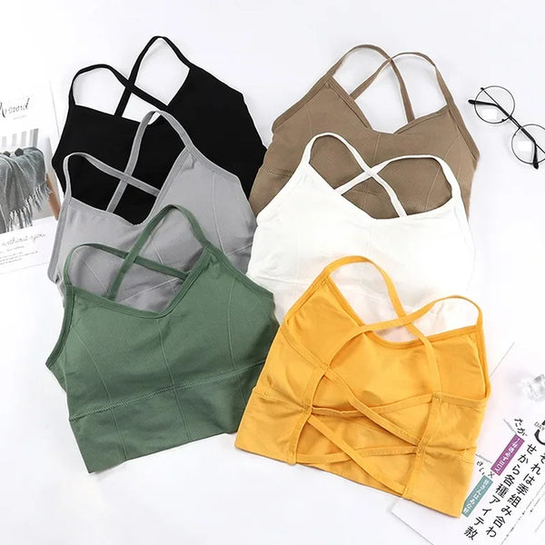 Seamless Push-Up Sports Bra
