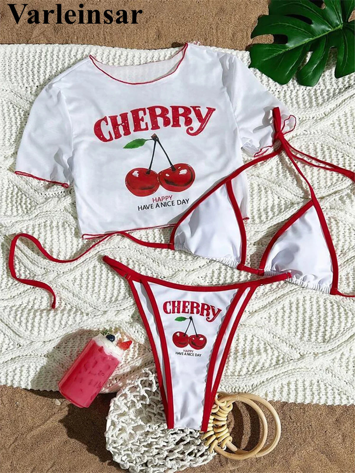 Cherry Blossom Bikini Set