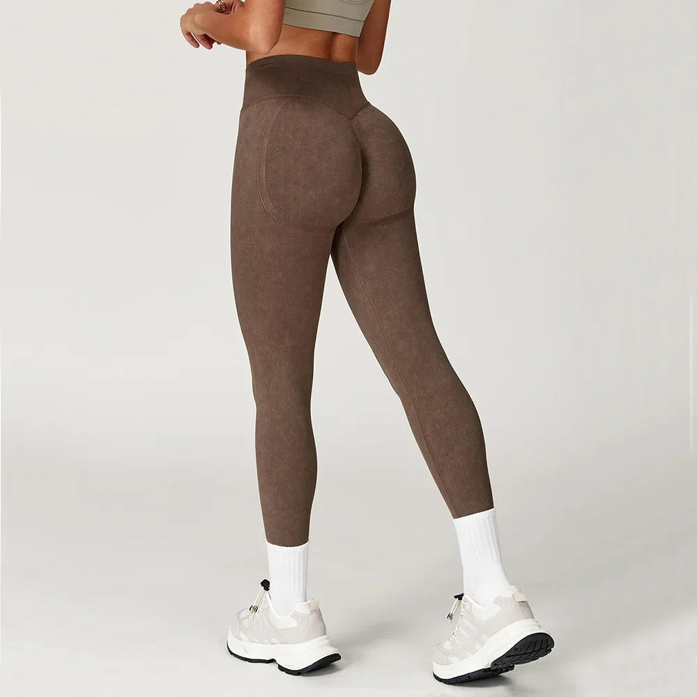 Seamless High-Waist Yoga Leggings