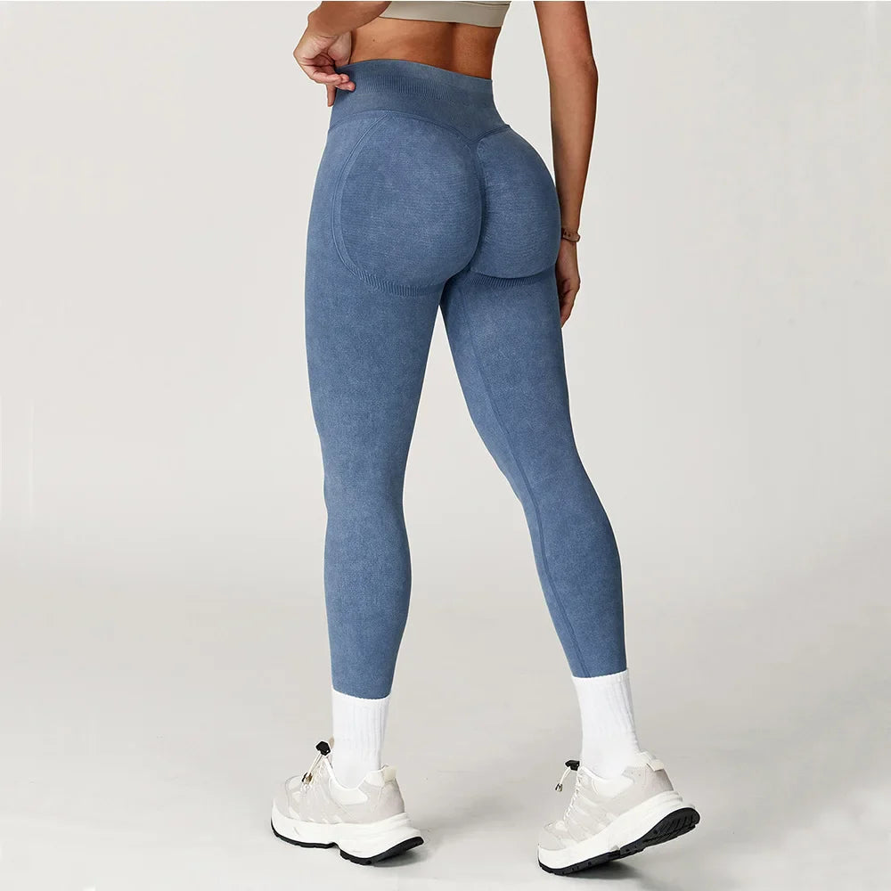 Seamless High-Waist Yoga Leggings